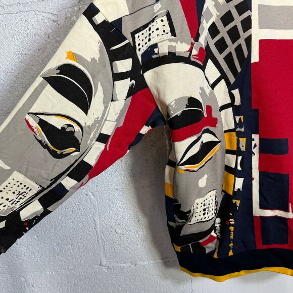 AGTAWH French Terry Motif Print Hoodie Men's Unity Print Medium, $112 - Picture 2 of 11